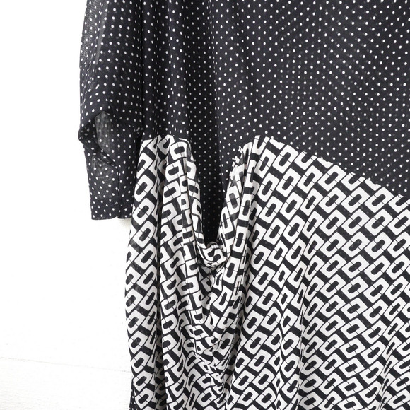 Alembika AB4 Tunic Lagenlook Oversized Pockets‎ Mixed Media Sz S/M EUC Layered - Picture 6 of 9